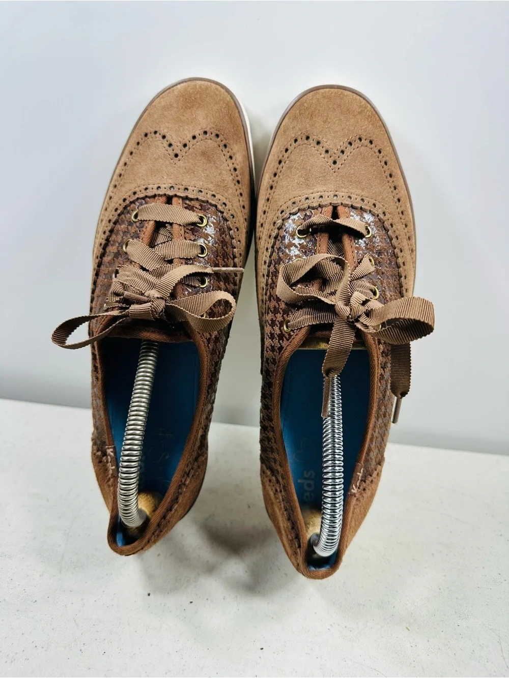 Keds x Taylor Swift Champion Brogue brown suede sneakers size 8,5